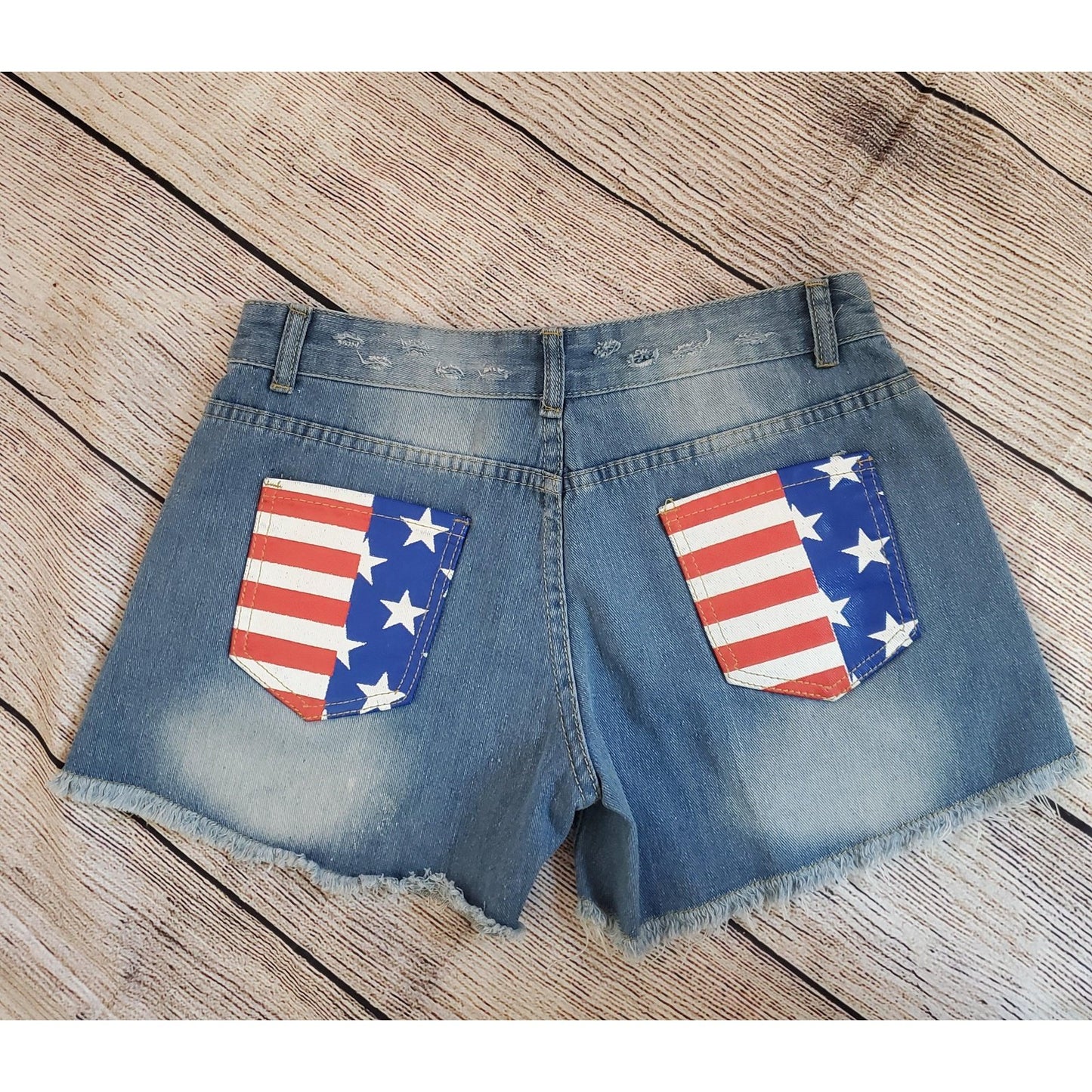 'Merica Cut Off Shorts - Too Broke Girls Boutique